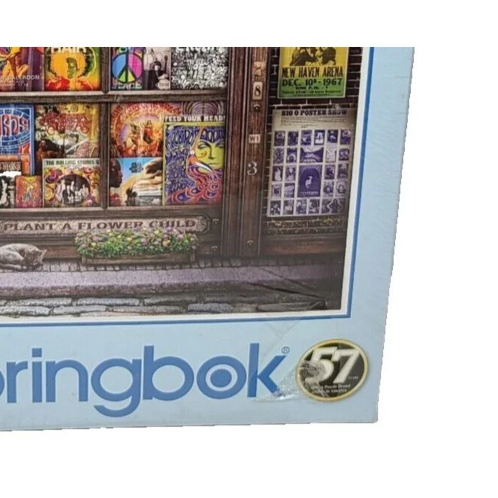 Springbok GROOVY RECORDS 1000 pc Jigsaw Puzzle SEALED NEW